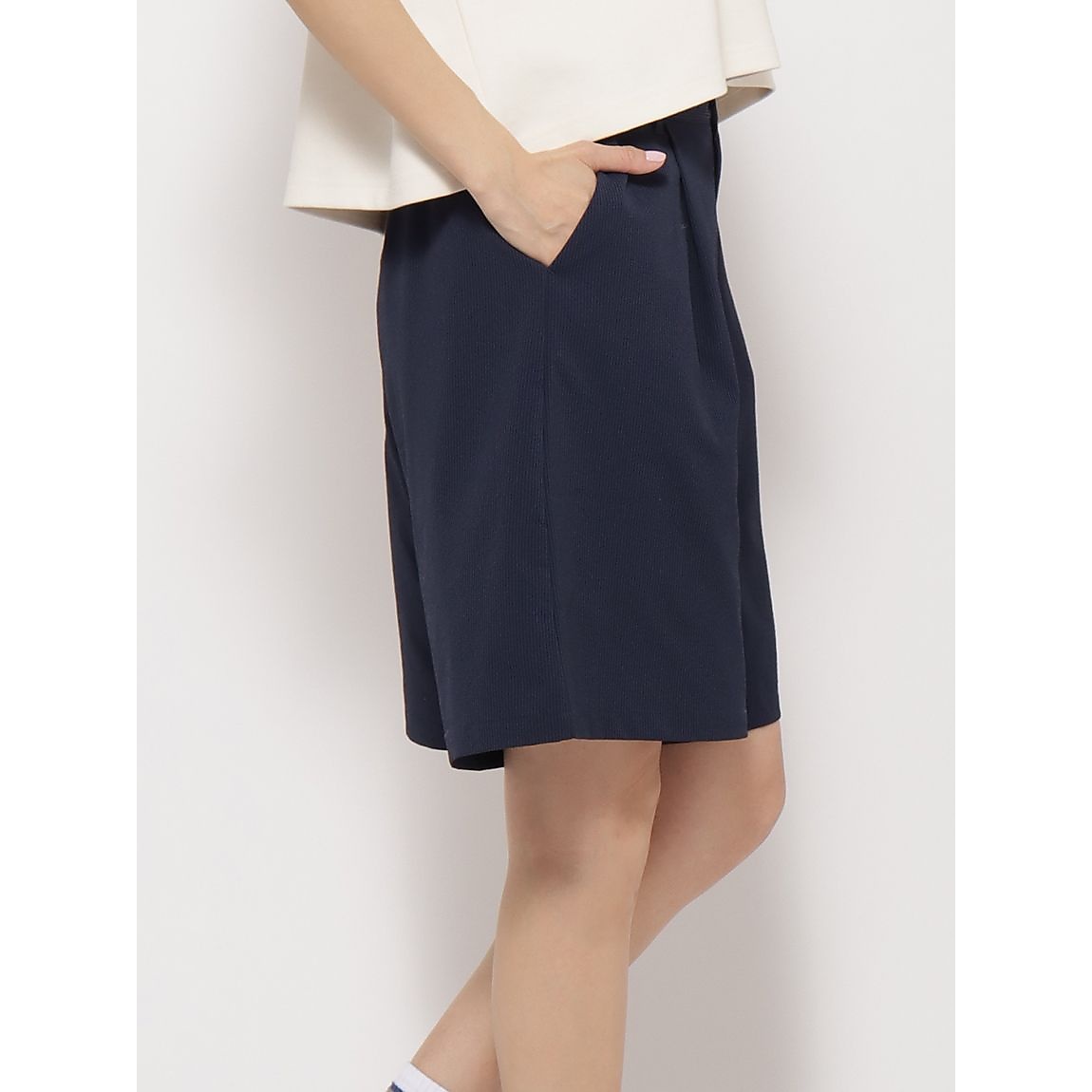 ミニサッカーストライプ キュロット LADIES