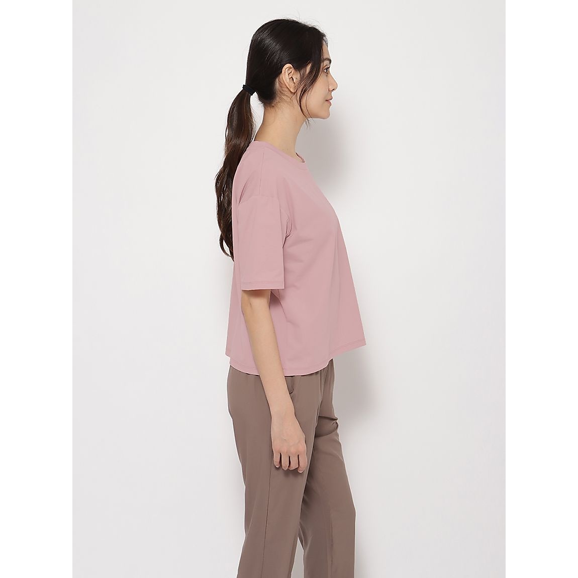 Epixメッシュジャージfor RUN クロップト半袖Tシャツ LADIES