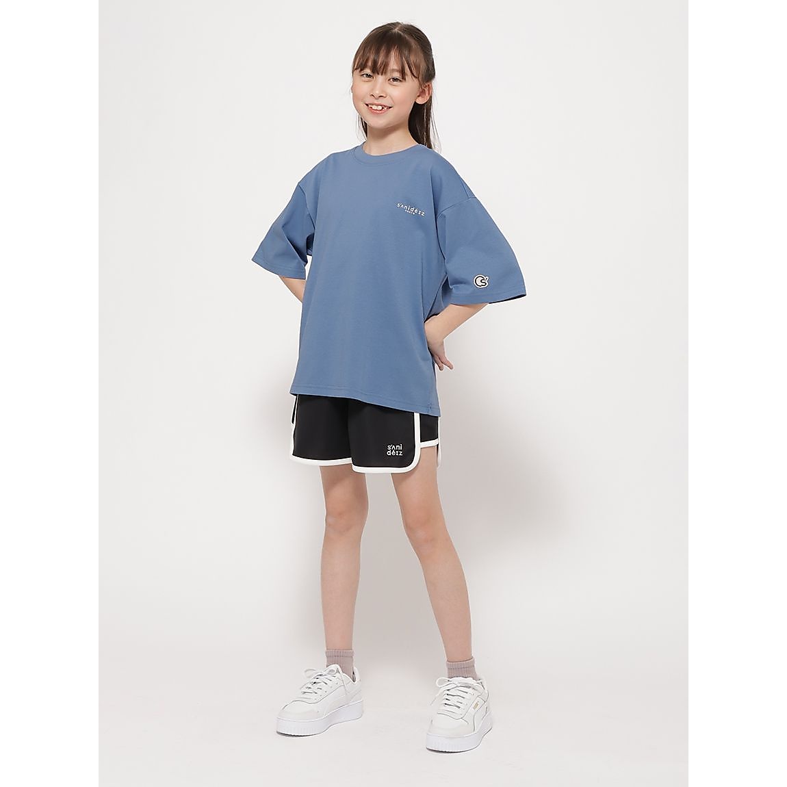 「Berry Bear」シリーズ チェッカープリントTシャツJUNIOR