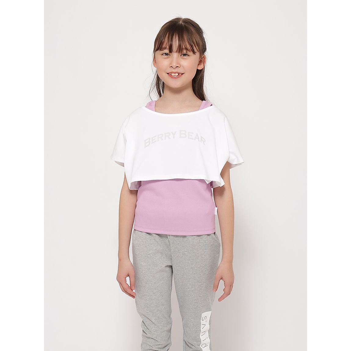 「Berry Bear」シリーズ ショートトップス×タンクセットGIRLS