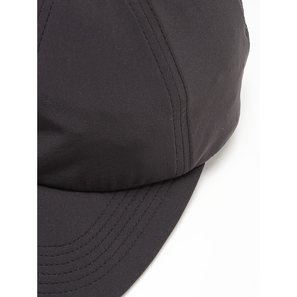 ナイロンストレッチ ブリムワイドキャップ