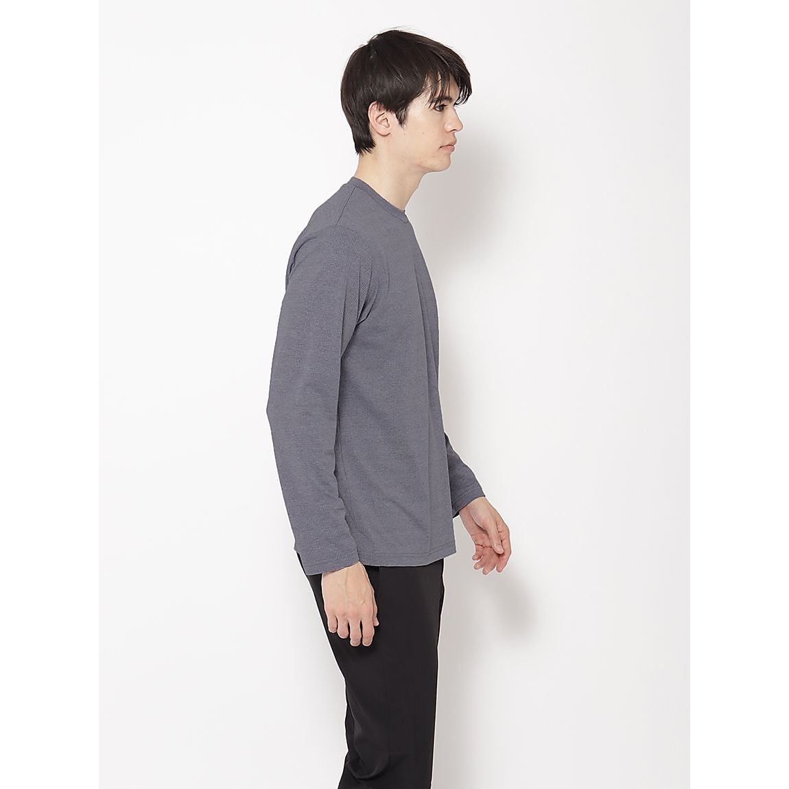 ナイロンメッシュジャージ レギュラーフィット長袖TシャツMENS