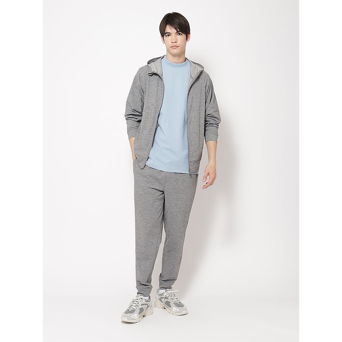 MF5クールジャージ ジップフーディ MENS