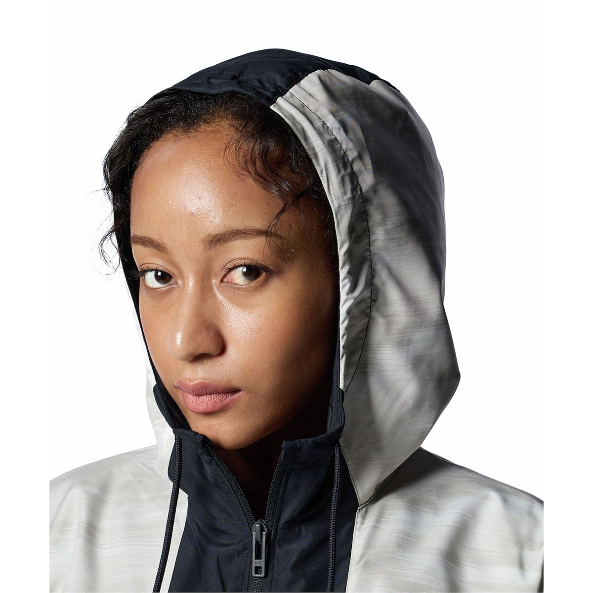 F24 UA MESH WOVEN FZ HOODIE