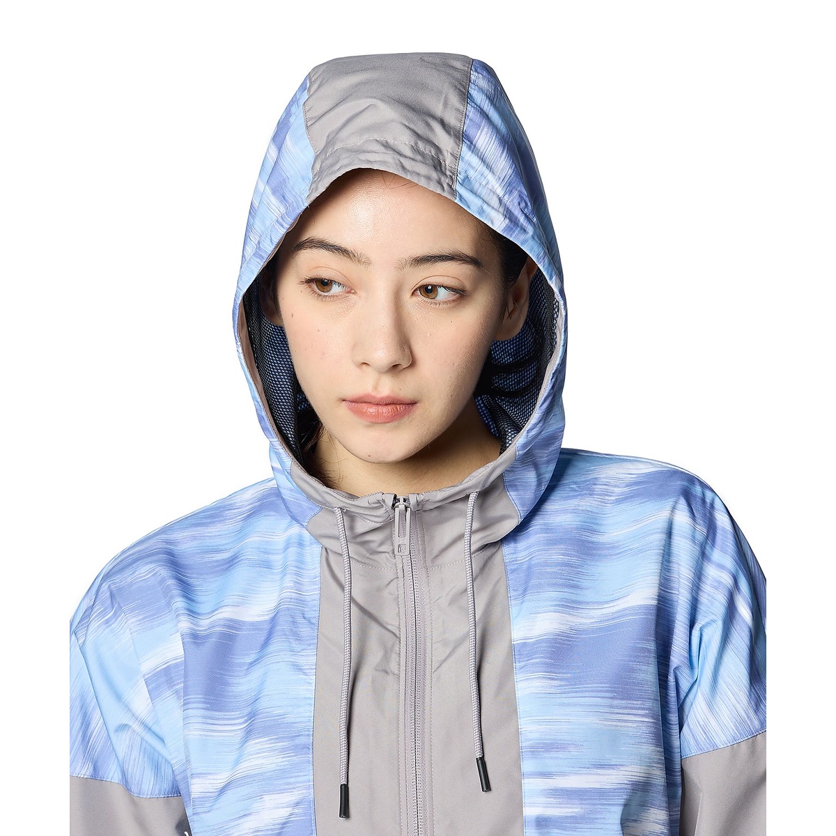 F24 UA MESH WOVEN FZ HOODIE