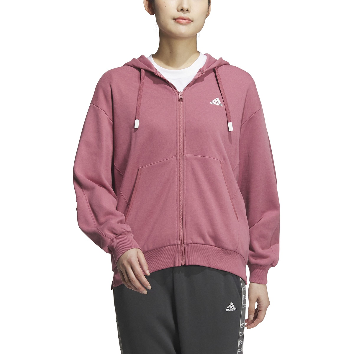 W WORD スウェットFZフーディ