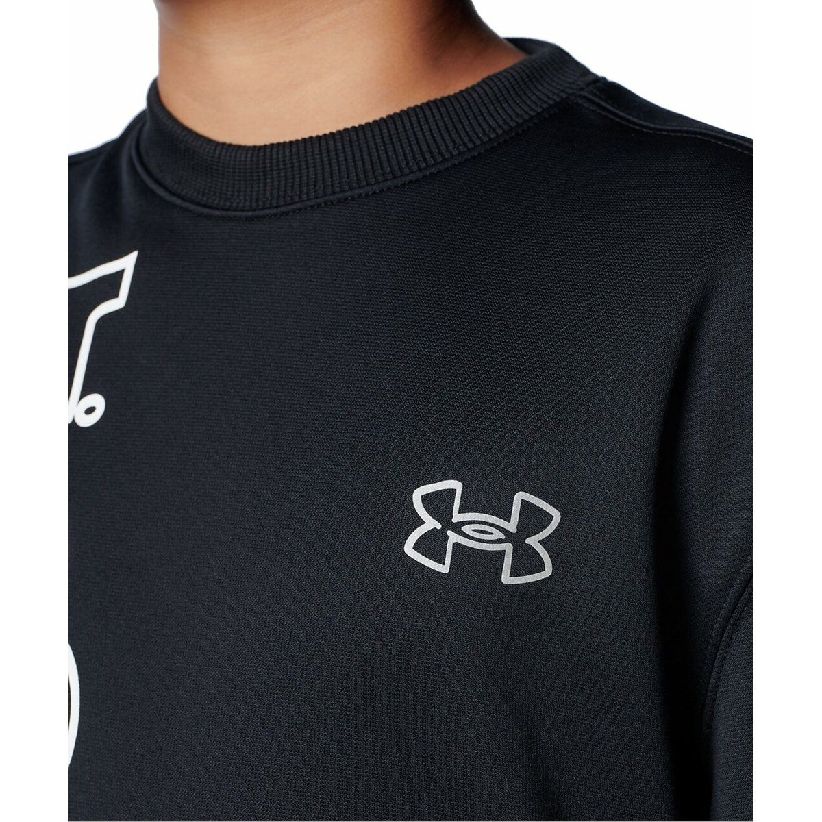 UA ARMOUR FLEECE GRAPHIC CREW