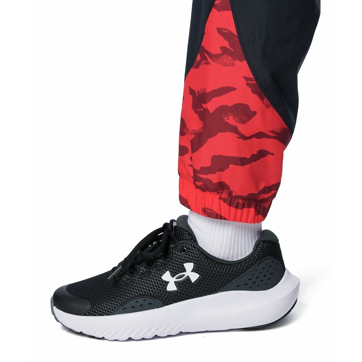 UA TRICOT LINED PRINT WOVEN PANTS