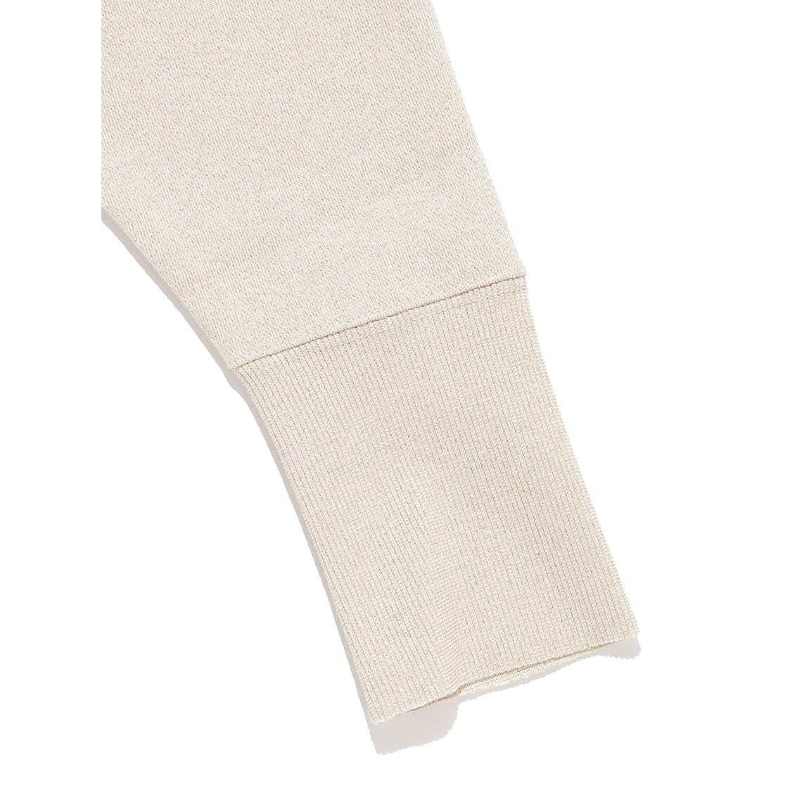 ラメ裏毛クロップドプルオーバー