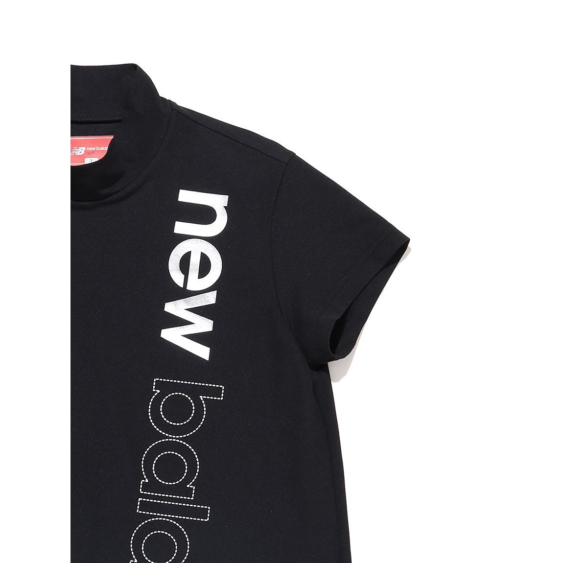 W　マイクロピケ　半袖モックネックプルオーバー　SP