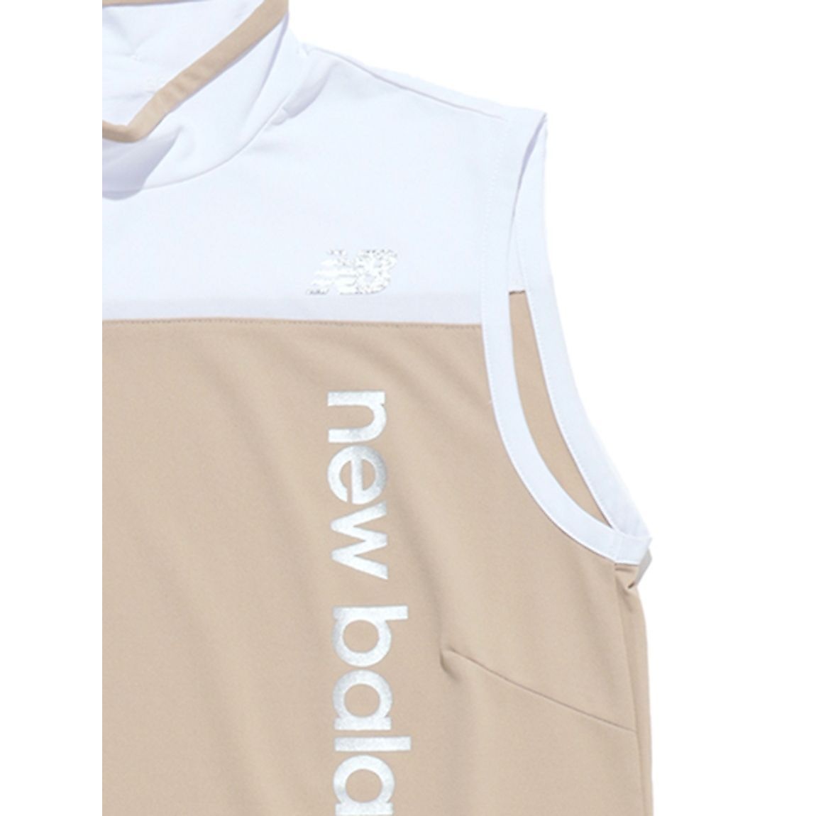 W　マイクロピケ　スリーブレスモックネックPO　SP