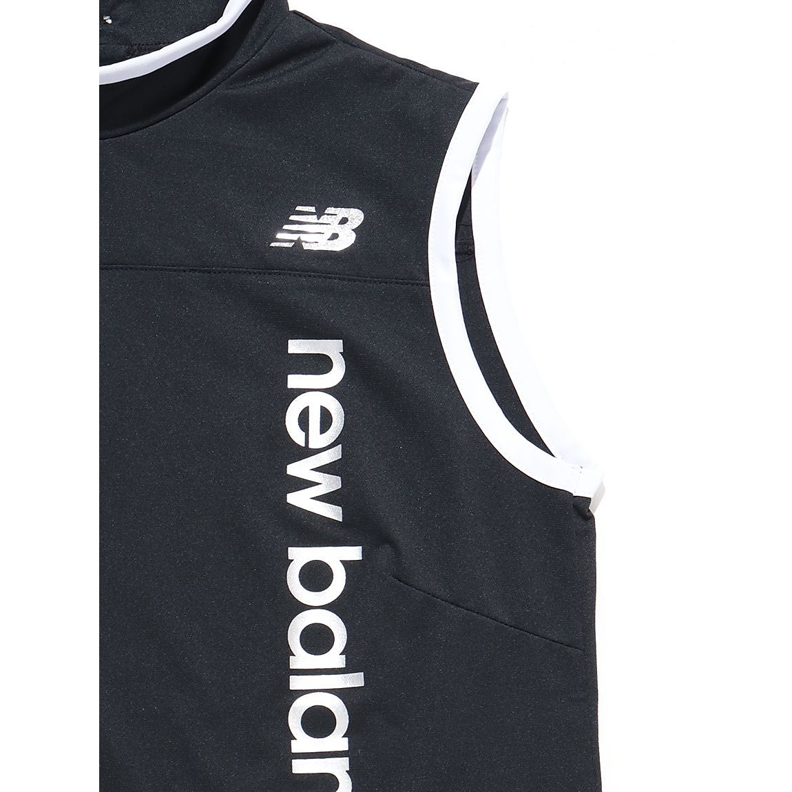 W　マイクロピケ　スリーブレスモックネックPO　SP