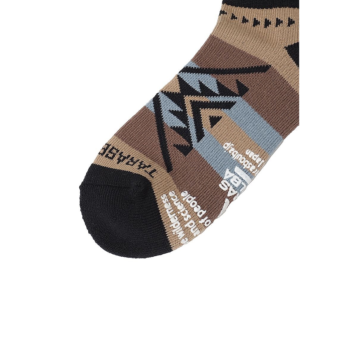 ネイティブ柄ローゲージショートソックス