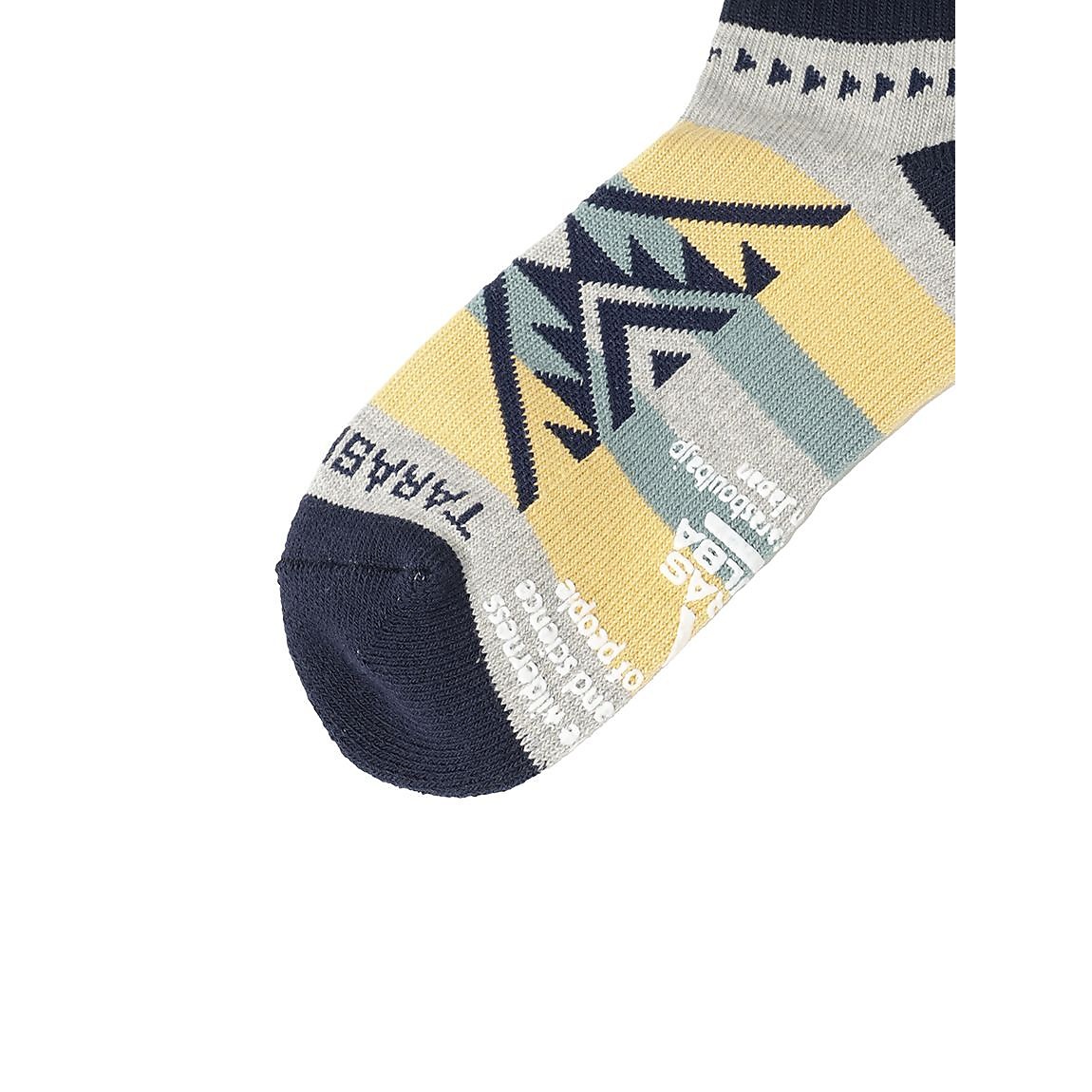 ネイティブ柄ローゲージショートソックス