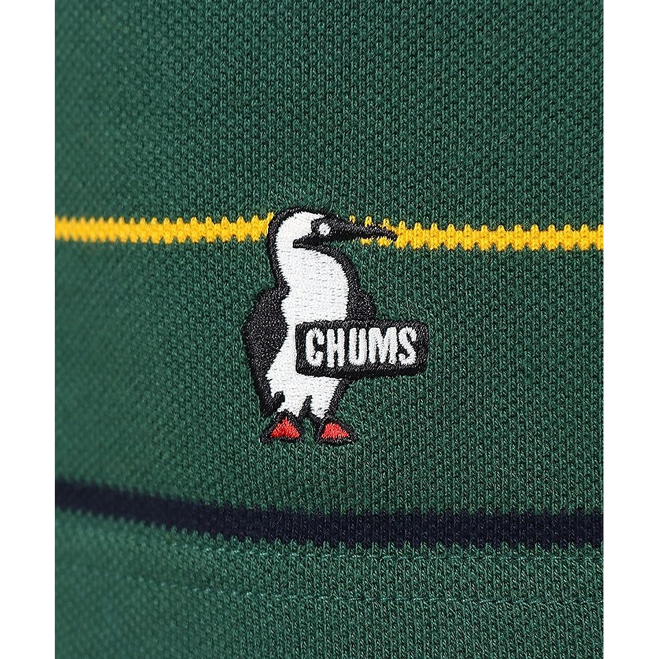 Oversized Booby Border Polo Shirt