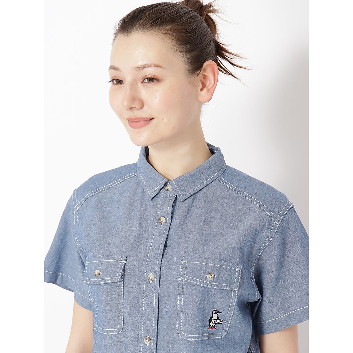 Beaver Yarn-Dyed Chambray S/S Dress