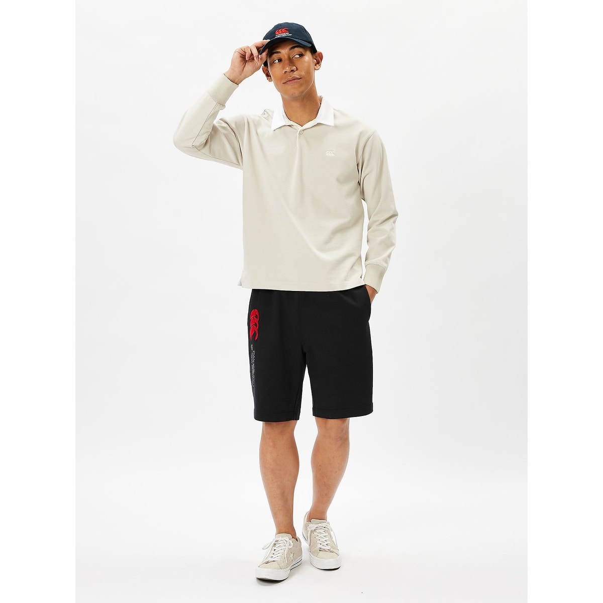 SOLID COLOR RUGBY JERSEY(ソリッドカラーラグビージャージ)