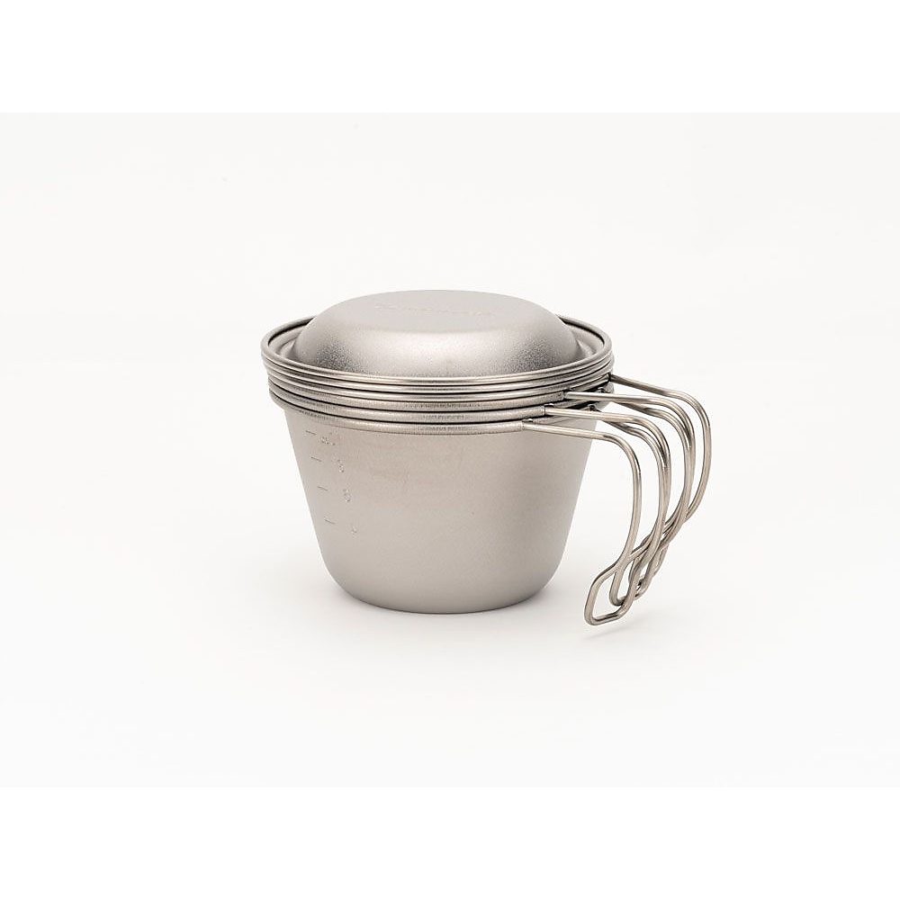 深型チタンシェラカップ蓋付き