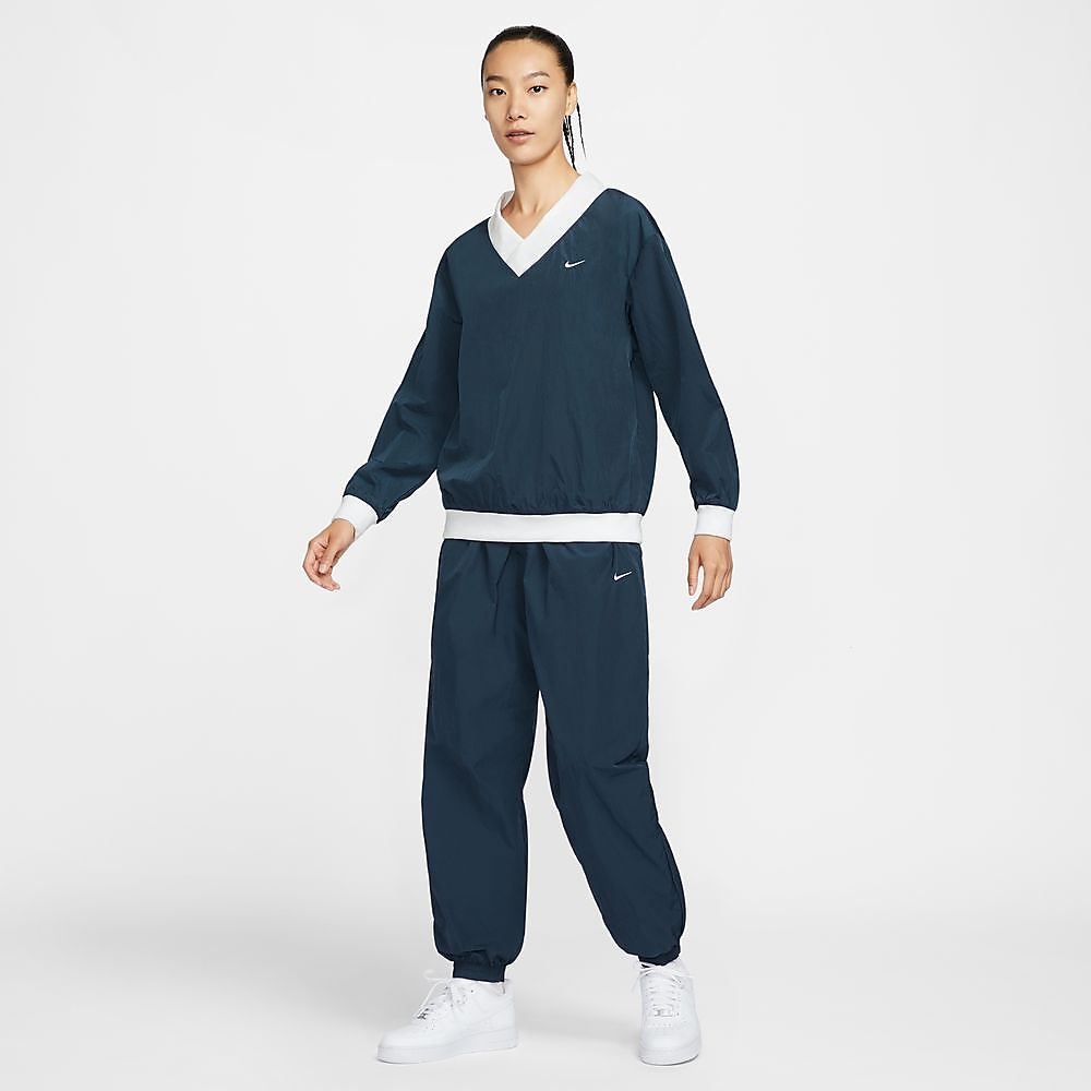 ナイキ ウィメンズ NSW エッセンシャル ウーブン UV Vネック L/S トップ