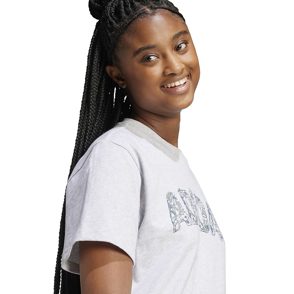 W LOGO FLWR グラフィック Tシャツ