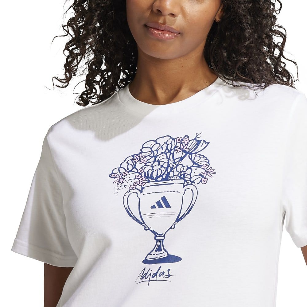 W TROPHY FLWR グラフィック Tシャツ