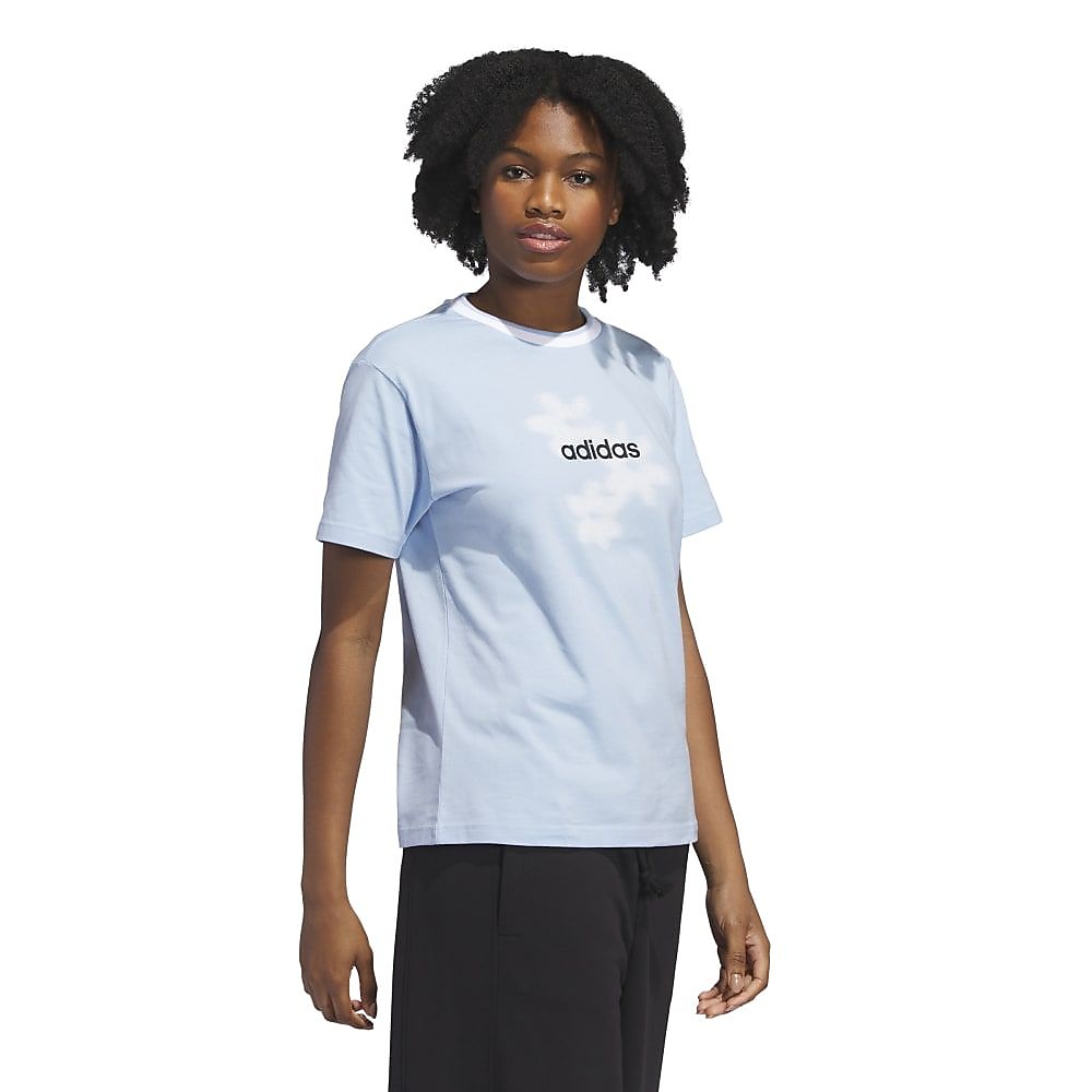 W リニア FLWR グラフィック Tシャツ