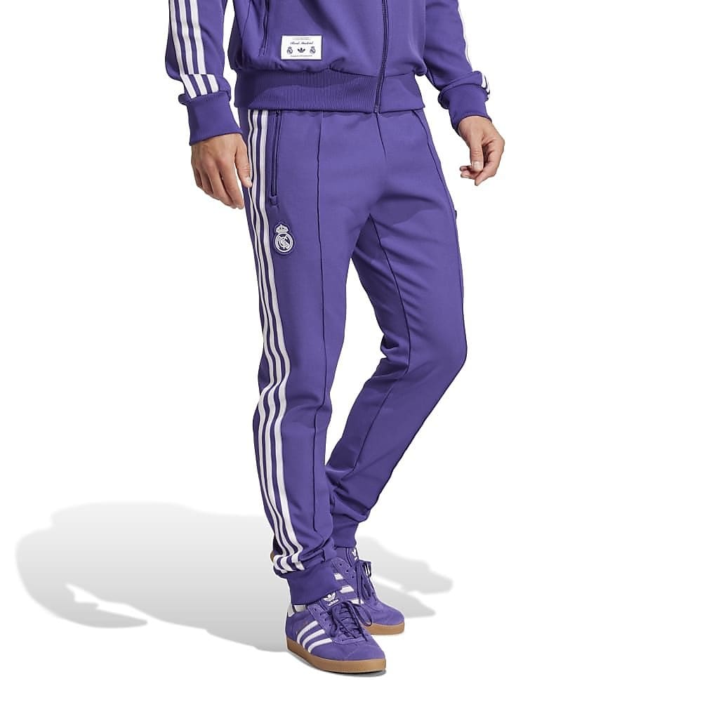 新品未使用タグ付き‼︎×Realマドリード　トラックパンツ紫ジャージL adidasアディダス - レアル・マドリード TERRACE ICON トラックパンツ