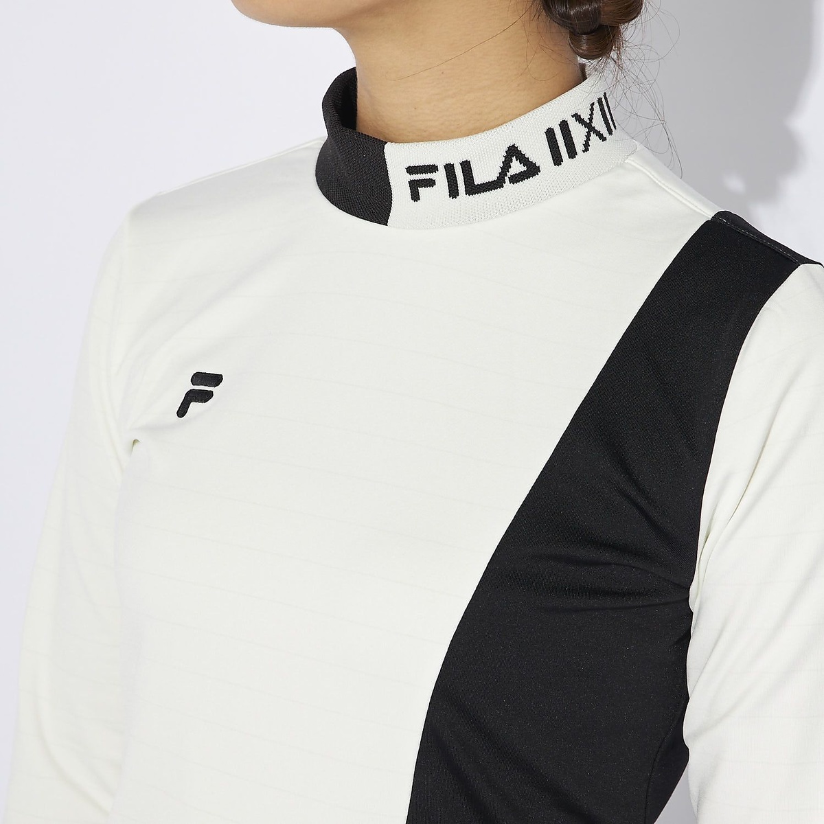 FILA GOLF 長袖モックネックシャツ