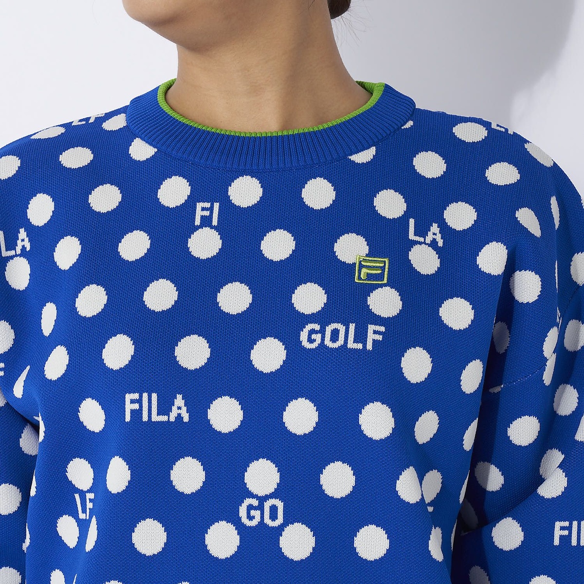 FILA GOLF 柄バリエーションセーター