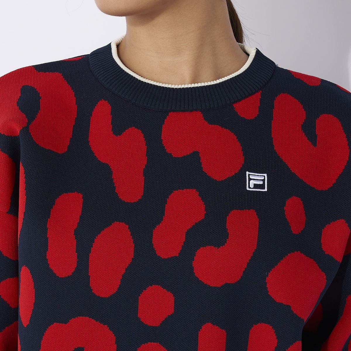 FILA GOLF 柄バリエーションセーター