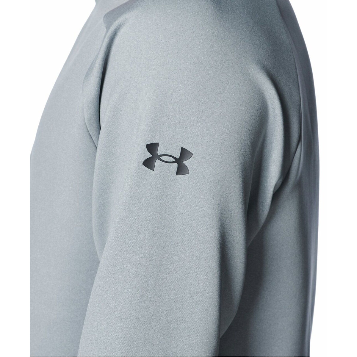 UA ARMOUR KNIT WORDMARK LONG SLEEVE MOCK NECK SHIRT