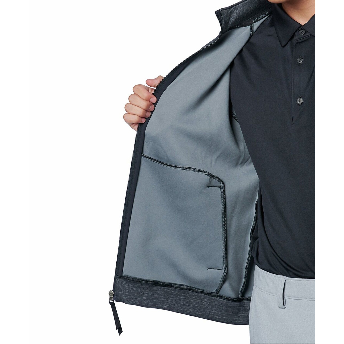 UA DRIVE MIDLAYER FULL ZIP JACKET