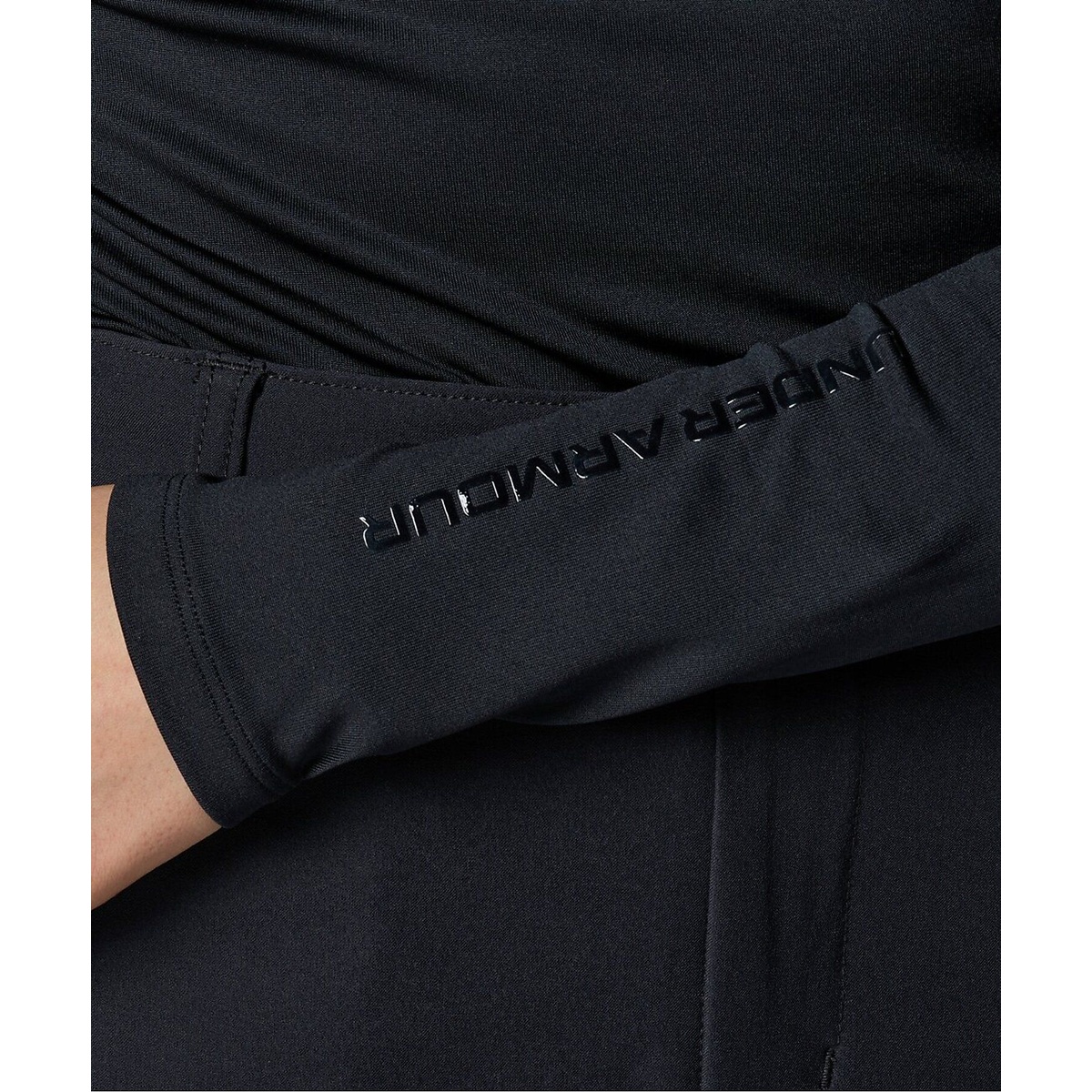 UA COLDGEAR INFRARED COMPRESSION LONG SLEEVE MOCK NECK SHIRT