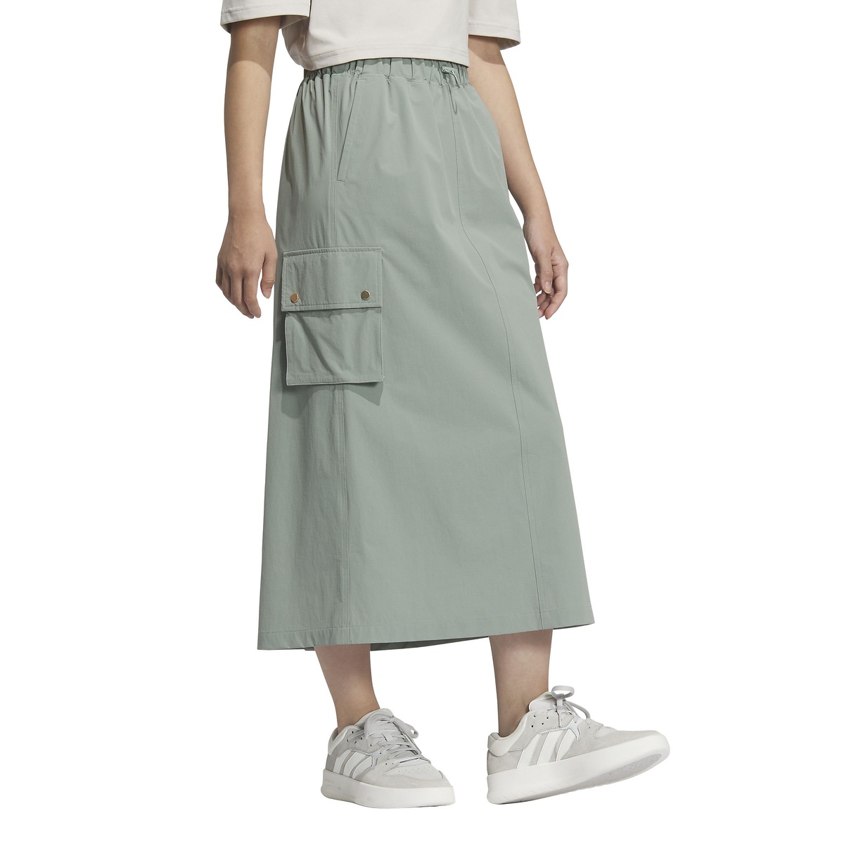 W LUX CA ストレッチウーブン カーゴスカート