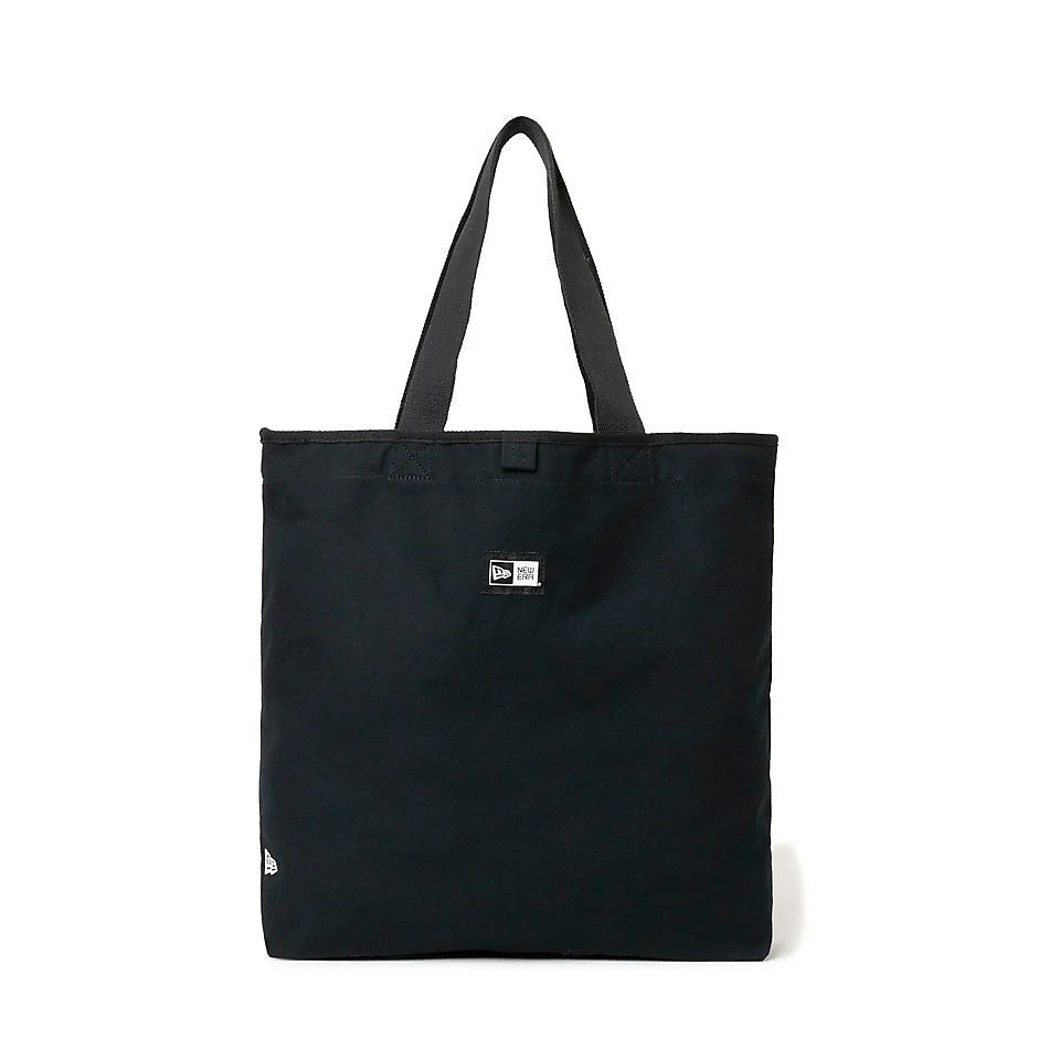 CANVAS TOTE WOVEN PATCH BLK 251