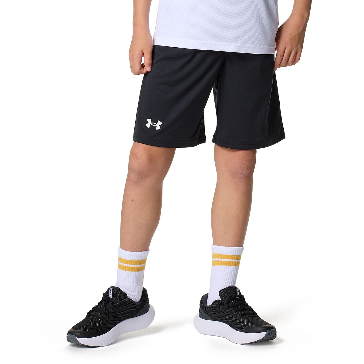 UA TECH COLOR BLOCK T-SHIRT ＆ SHORTS SET
