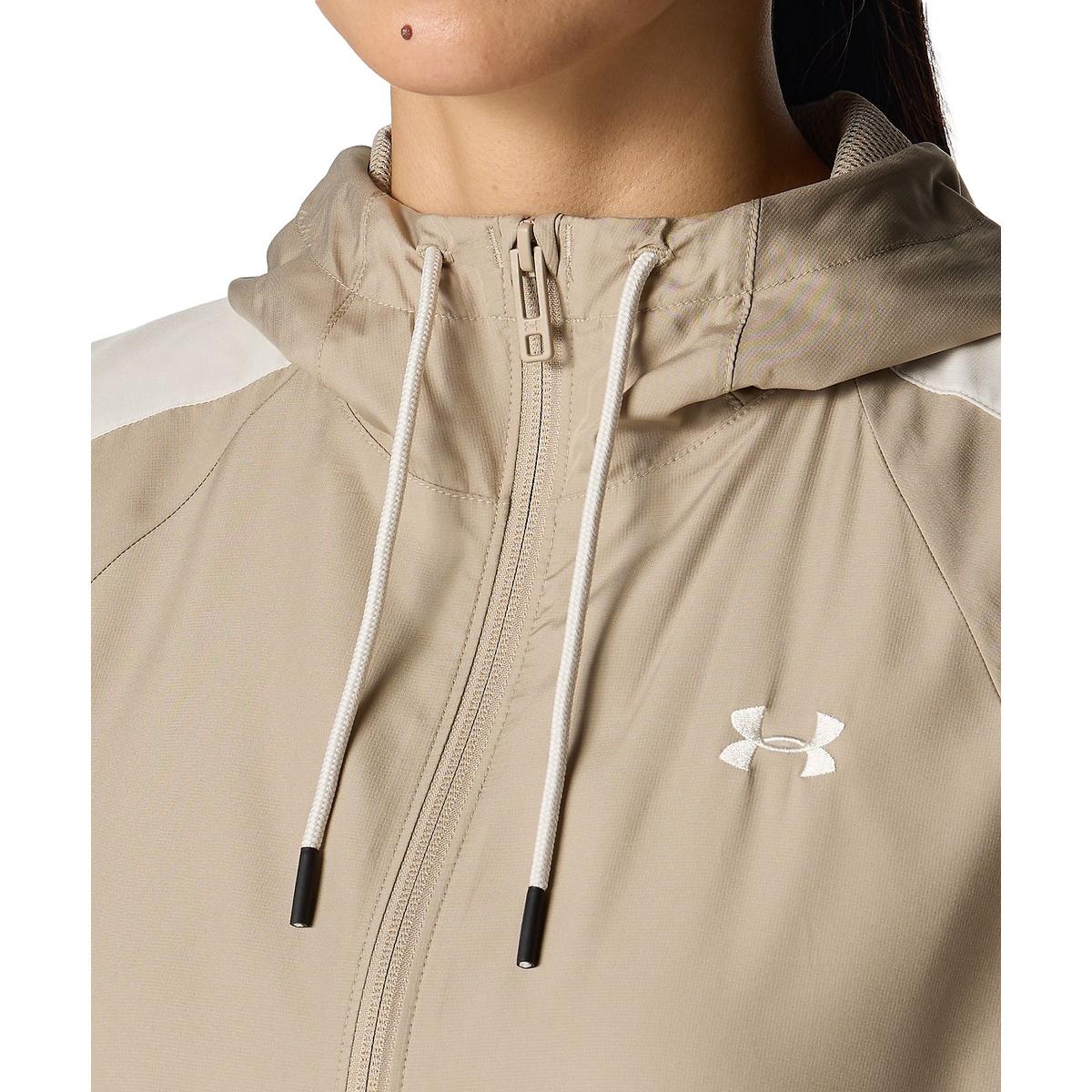 UA MESH LINER WOVEN HOODIE
