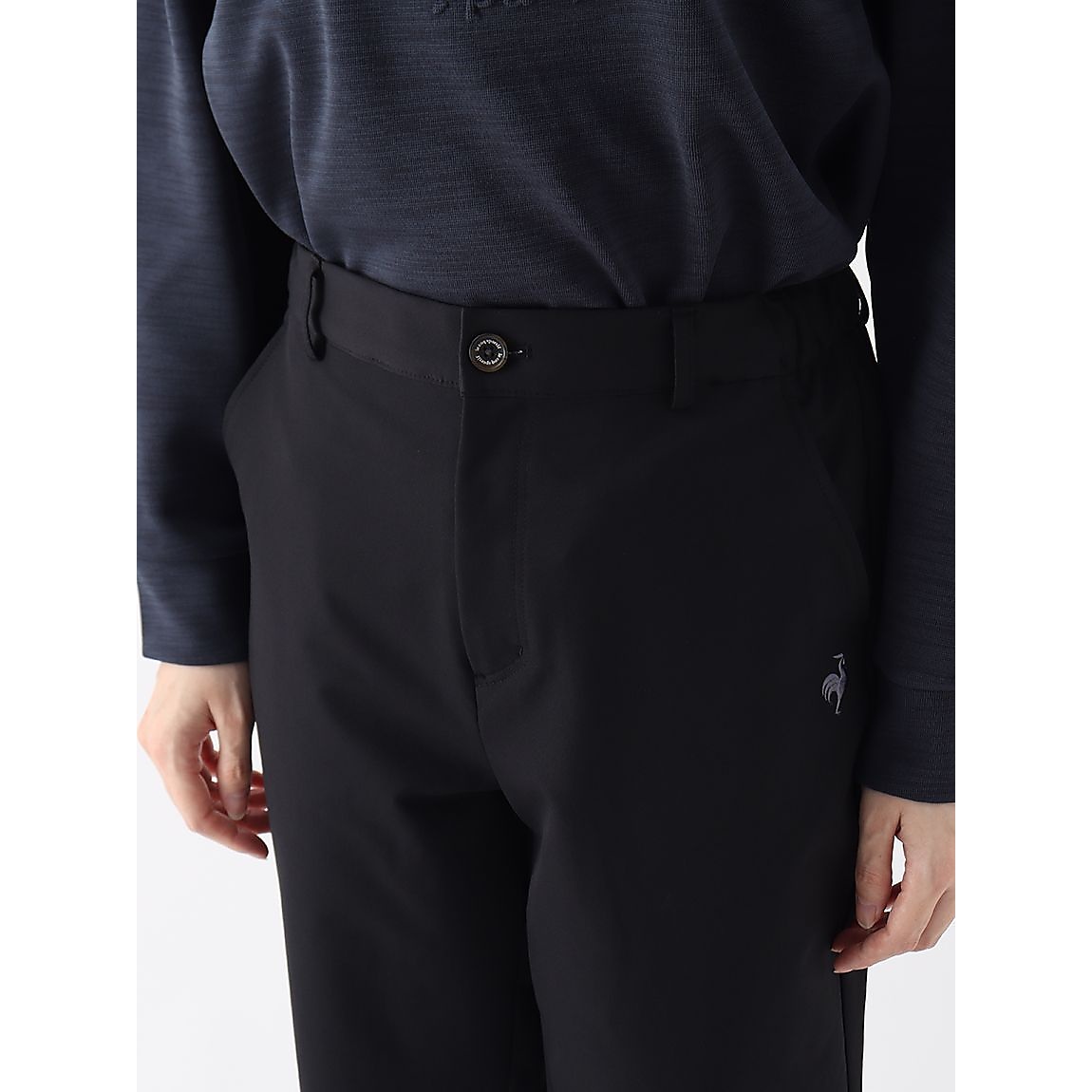 エアスタイリッシュパンツ ヒートナビ 前開きストレート