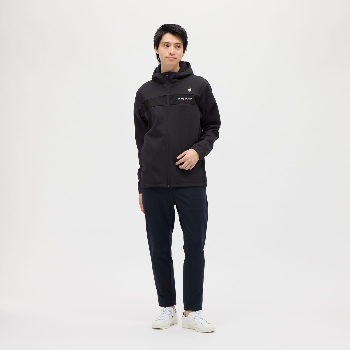 防風ストレッチワッフルボンディングアウター