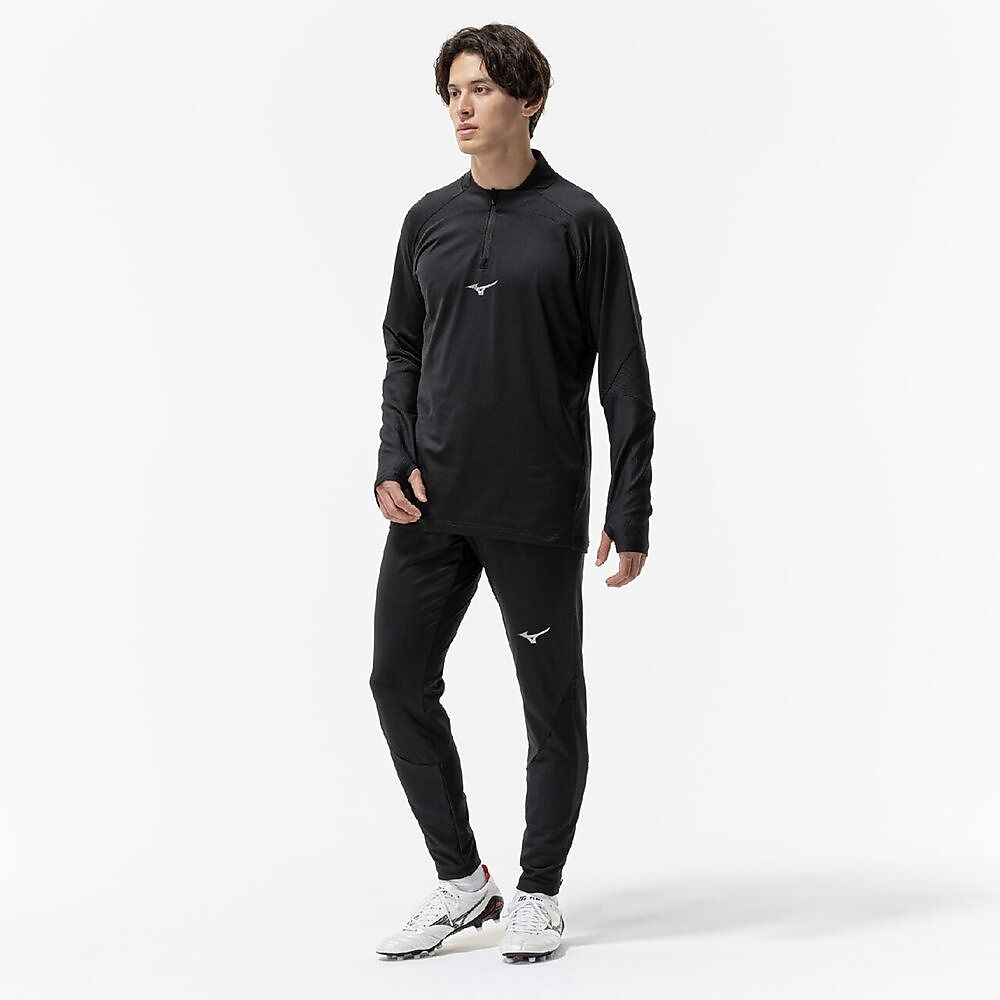 ストレッチフリースシャツ ハーフジップ