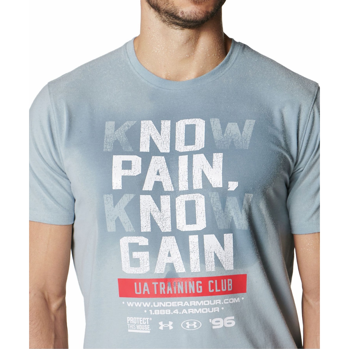 UA PERFORMANCE COTTON GRAPHIC SHORT SLEEVE T-SHIRT