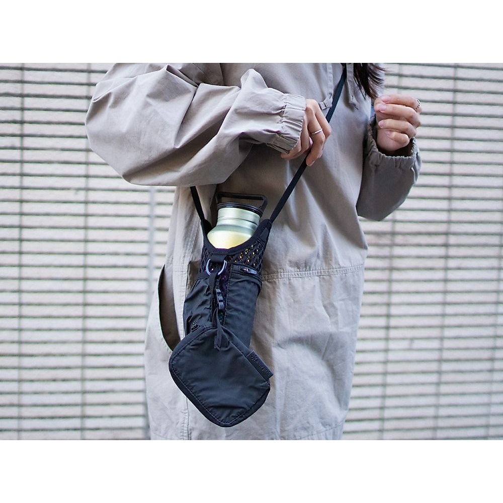 Double Face Mesh Bottle Carrier One BK