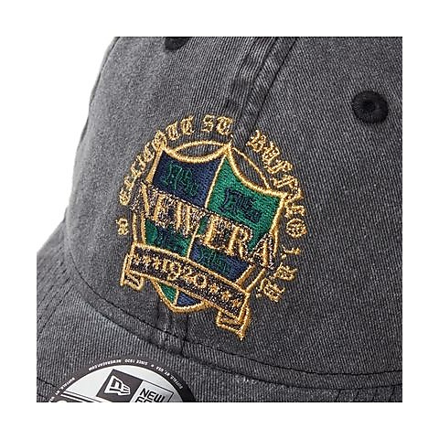 920 EMBLEM LOGO ACID WASH BLK