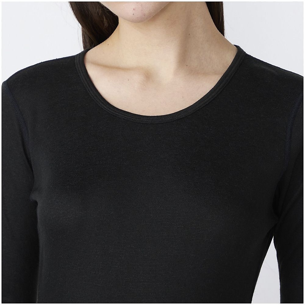 プレミアホットインナー　ブレスサーモ　中厚 for Active クルー長袖W