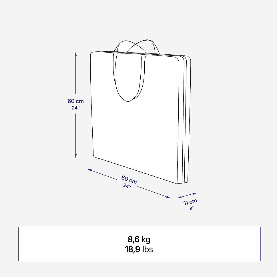折りたたみ木製テーブルBEG