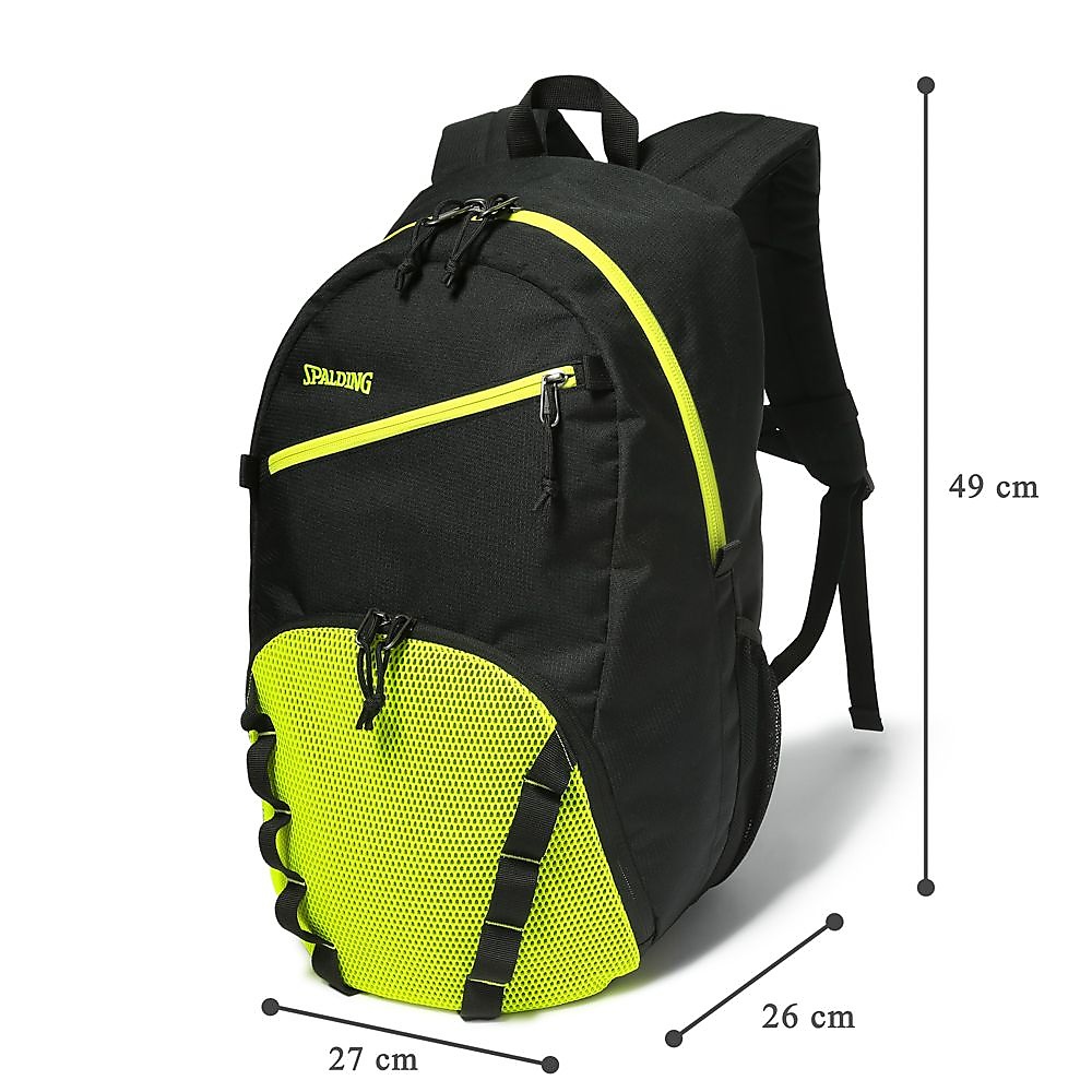 ハーフデイ ブリーズ ブラック×ライムグリーン