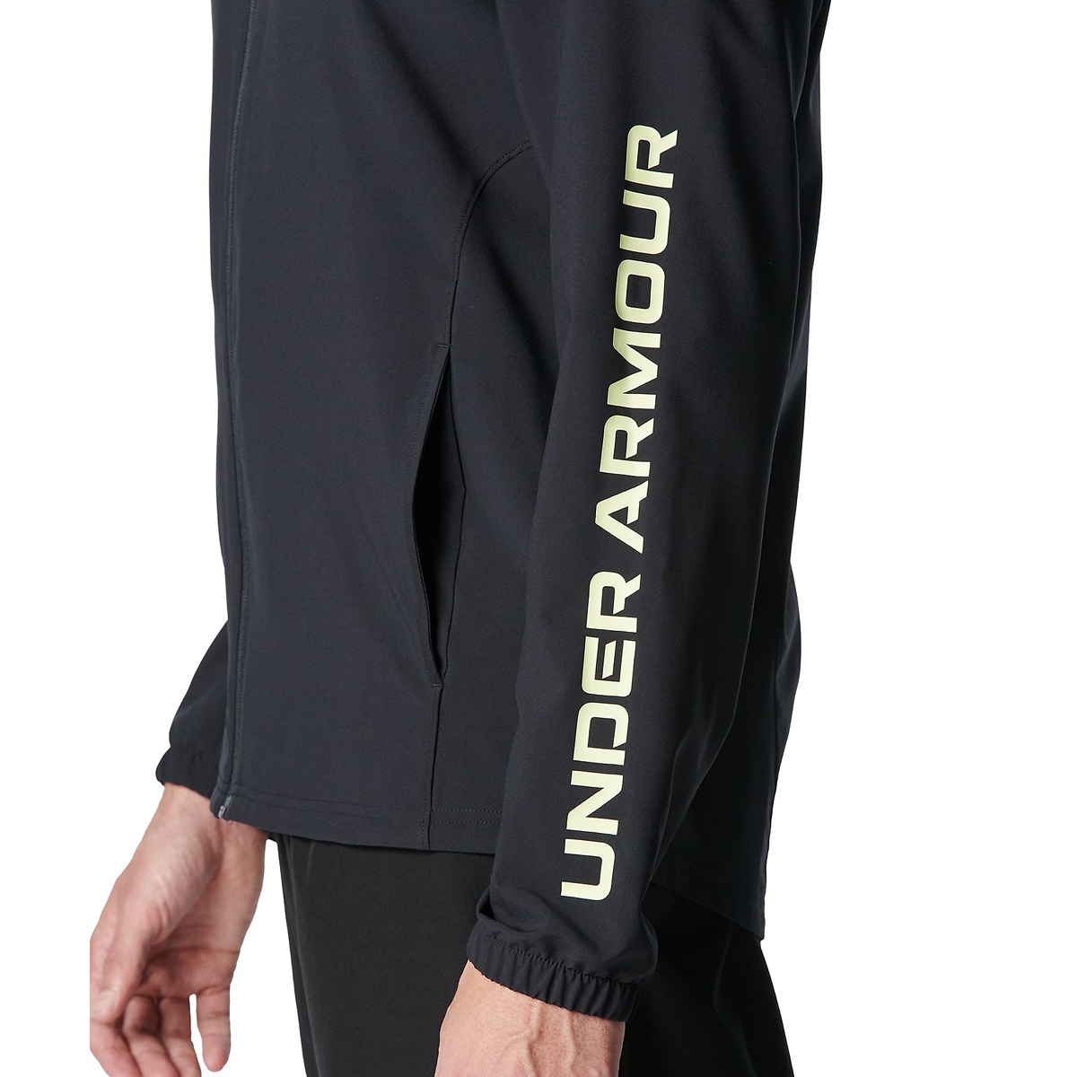 UA FRESH WOVEN FULL ZIP JACKET