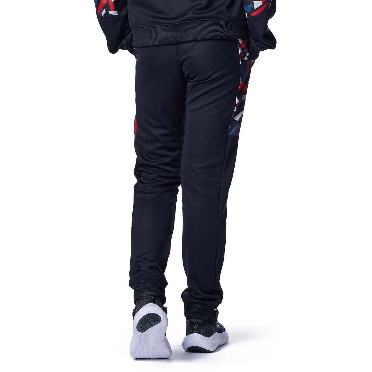 UA PRINT BLOCK TRACK PANTS
