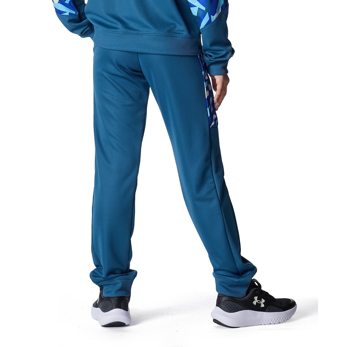 UA PRINT BLOCK TRACK PANTS