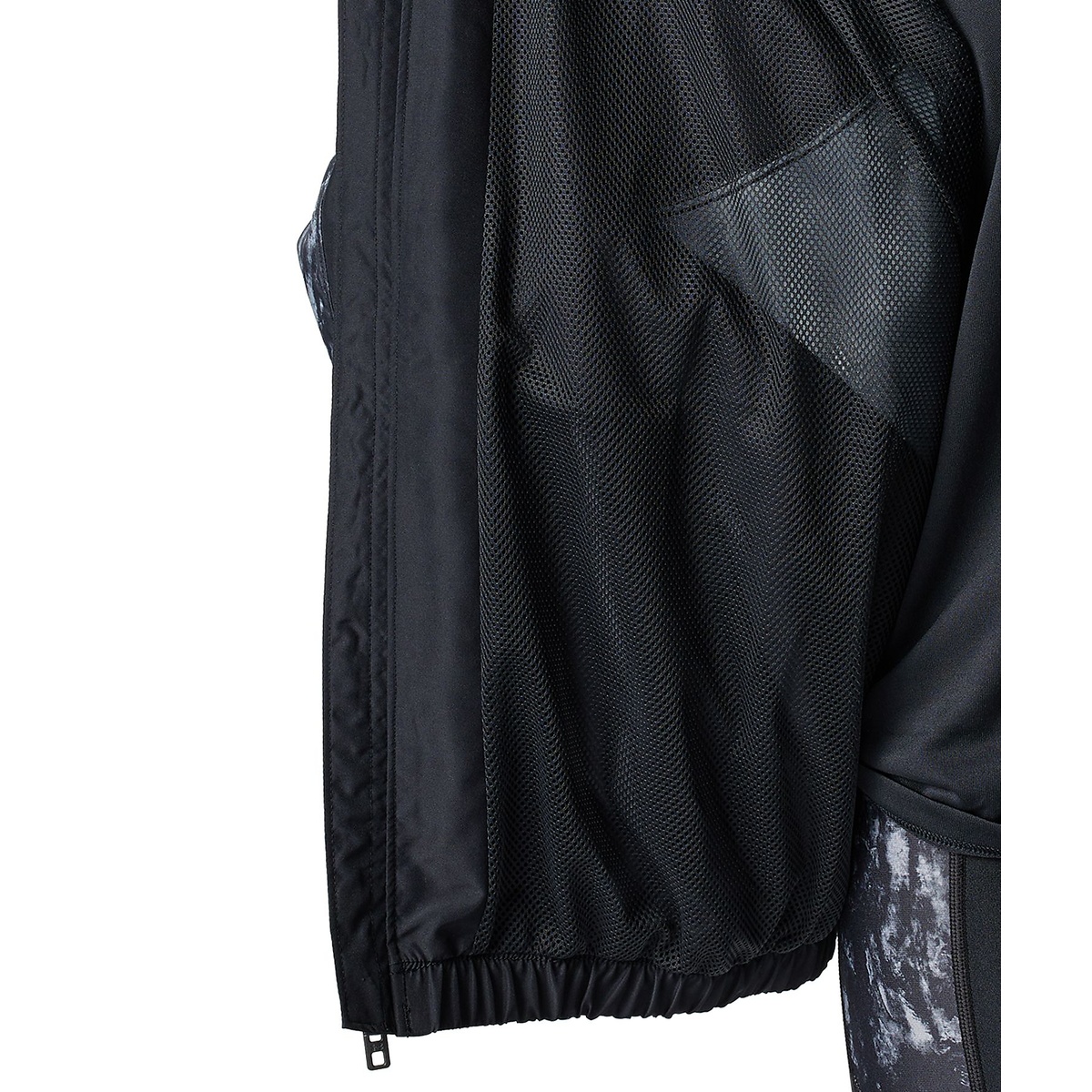 UA MESH LINER WOVEN PRINT FULL-ZIP JACKET